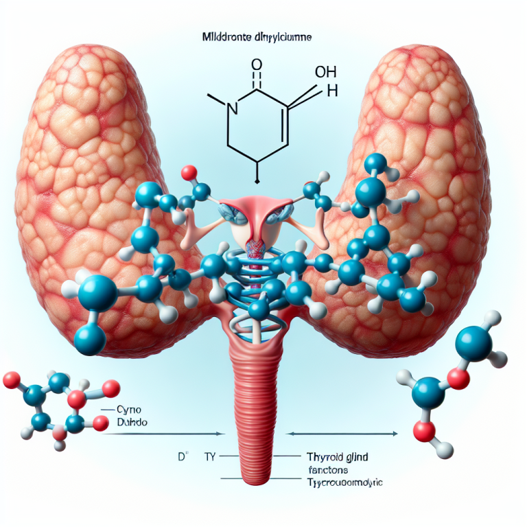 ¿Mildronate Dihydricume afecta la función tiroidea?