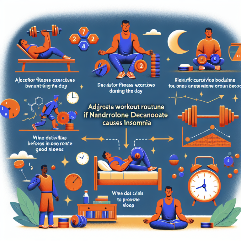 Cómo ajustar el entrenamiento si Decanoato de nandrolona produce insomnio