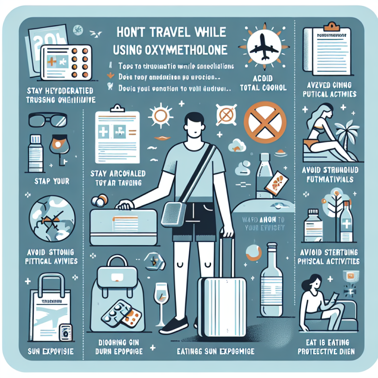 Consejos para viajar mientras usas Oximetolona