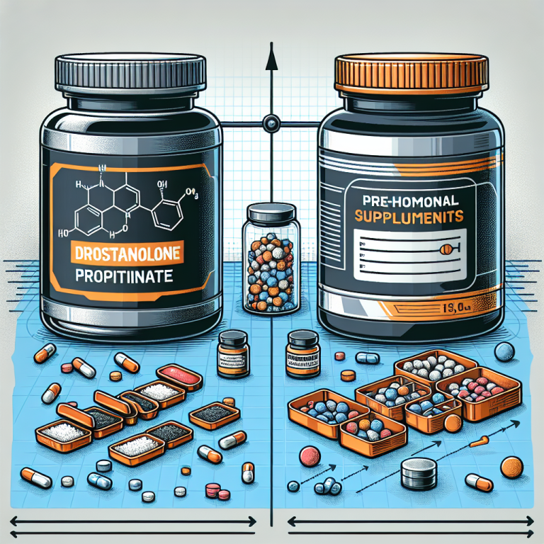 Propionato de drostanolona y suplementos pre-hormonales: diferencias