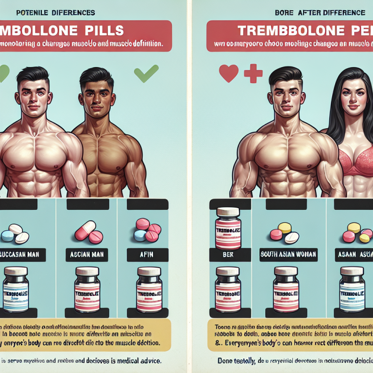 Qué diferencias esperar entre hombres y mujeres con Pastillas de trembolona