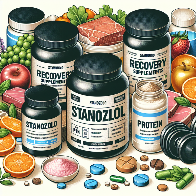 Qué suplementos de recuperación combinan bien con Estanozolol