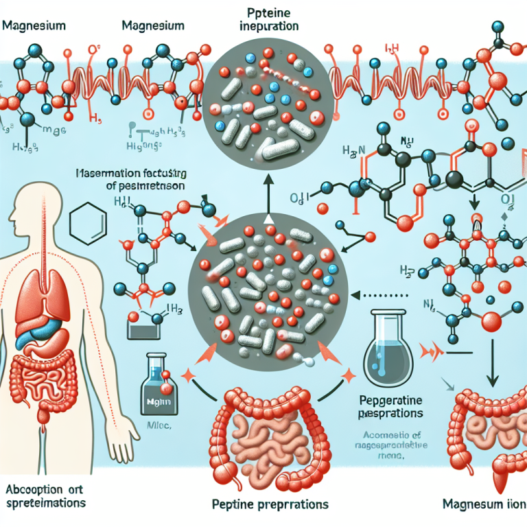 Cómo influye Preparados de péptidos en el metabolismo del magnesio