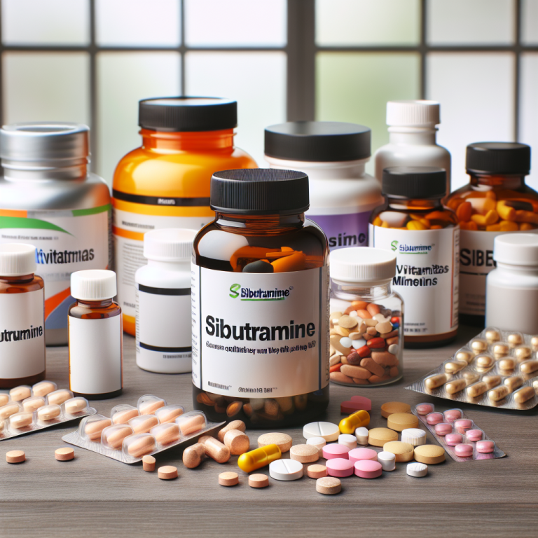 ¿Qué suplementos combinan bien con Sibutramine?