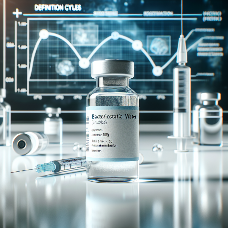 Agua bacteriostática para inyección en ciclos de definición: ¿es adecuado?