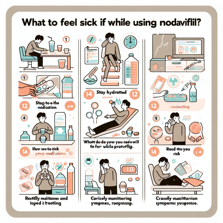 Qué hacer si te sientes enfermo usando Modafinil (Provigil) Qué hacer si te sientes enfermo usando Modafinil (Provigil)