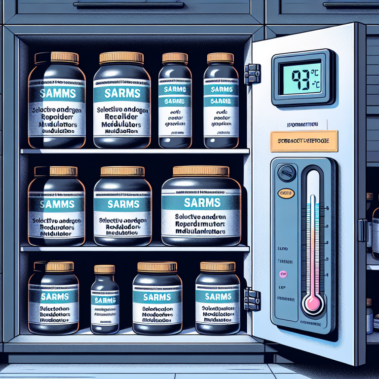 Cómo almacenar correctamente SARMs