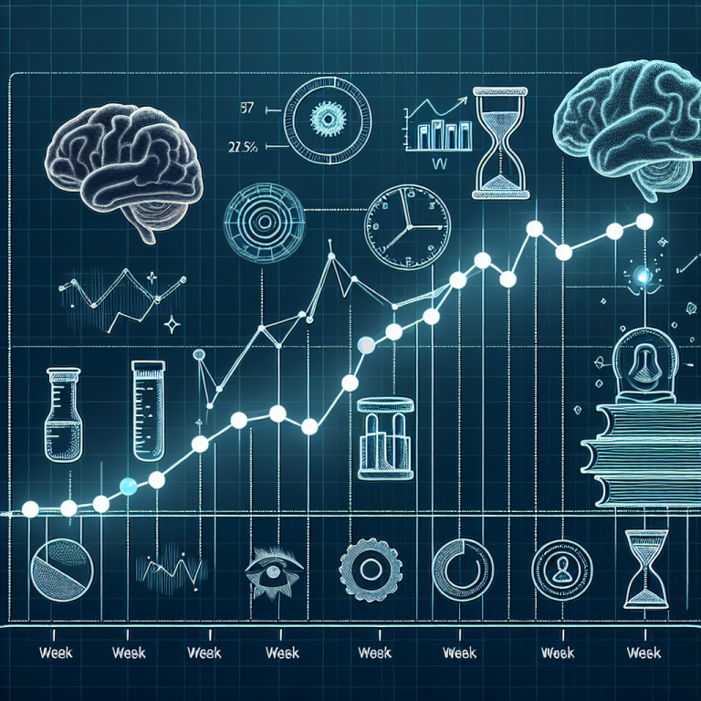 Cómo evoluciona el rendimiento semana a semana con Apoyo al cerebro y la memoria