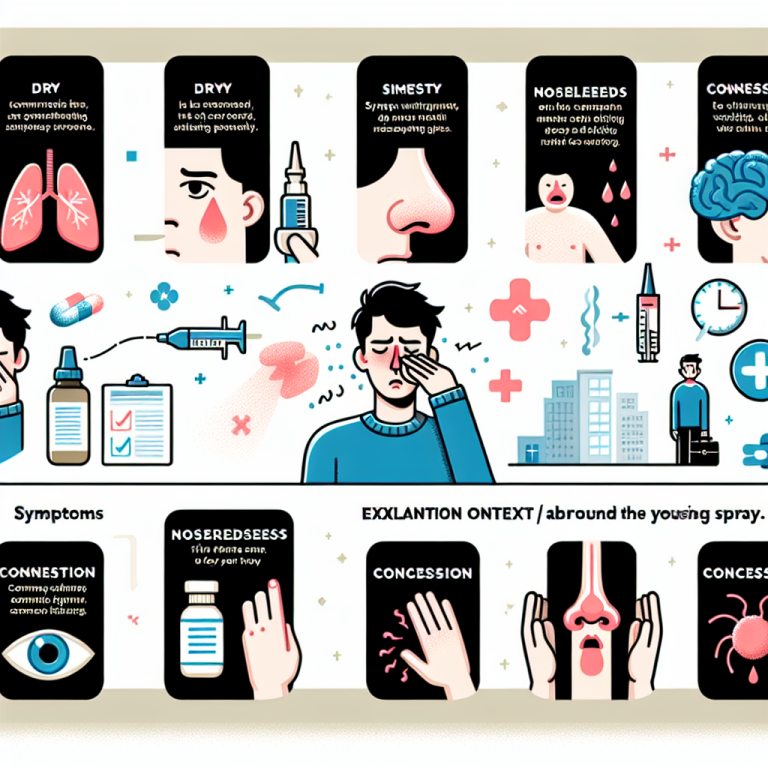 Qué síntomas pueden confundirse con efectos de Aerosoles nasales